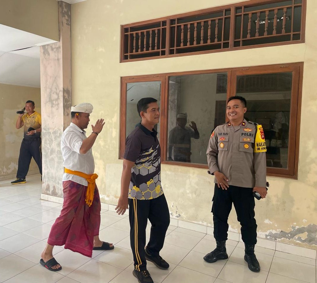 Kapolres Badung Cek Kesiapan Tempat Penyimpanan Logistik Pemilu