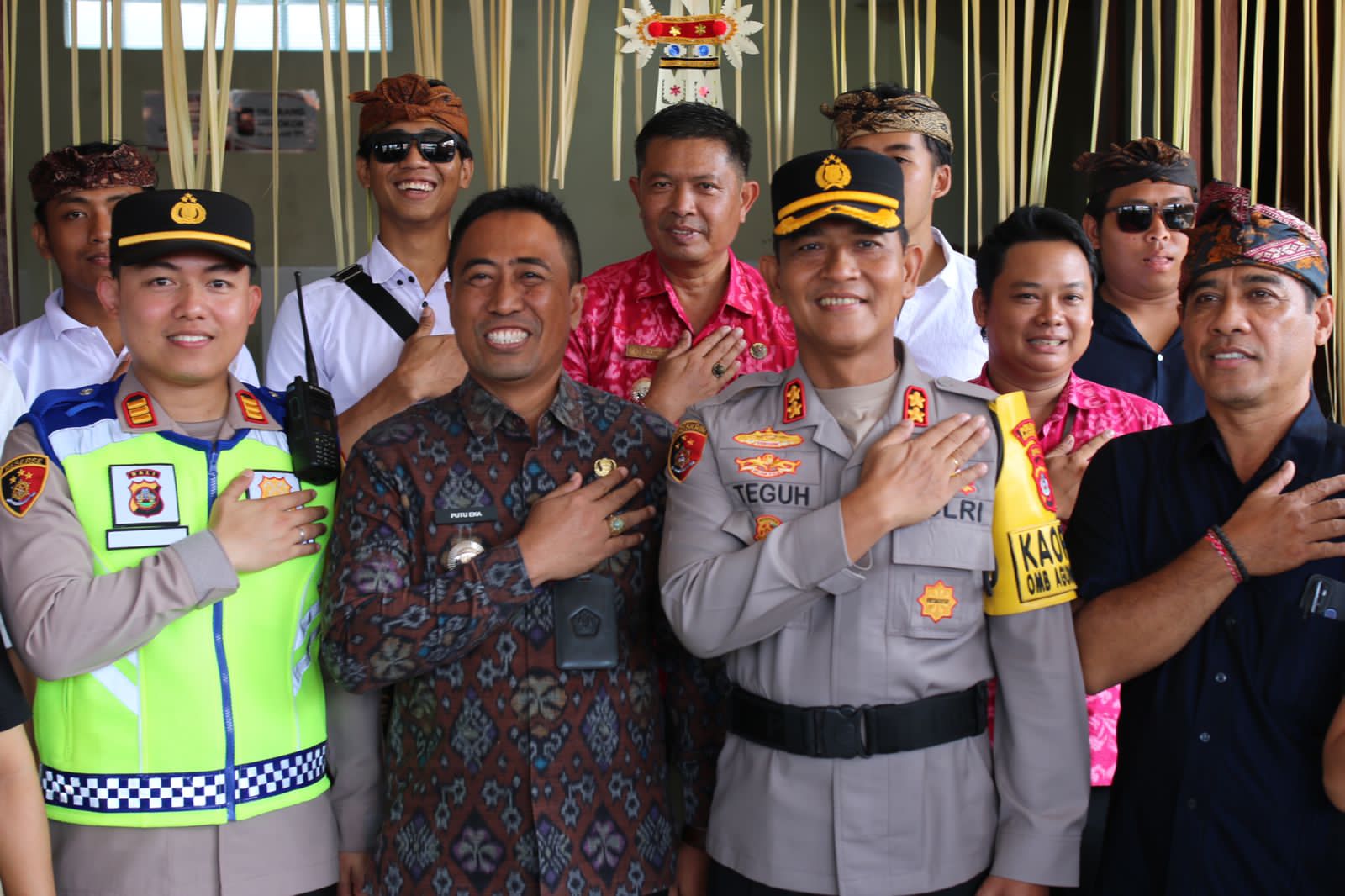 Kapolres AKBP Teguh Priyo Wasono dan Forkopimda Kabupaten Badung, mengecek Kesiapan Pemilu 2024