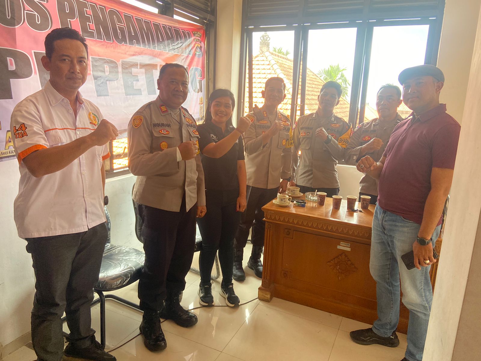 Pantau Pengaman Pleno PPK Petang, Ini Arahan Kapolres Badung AKBP Teguh Priyo Wasono