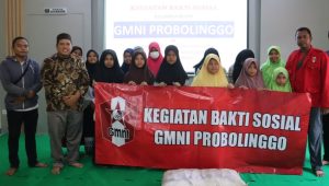 Bentuk Kepedulian, GMNI Probolinggo Gelar Baksos di Panti Asuhan NU