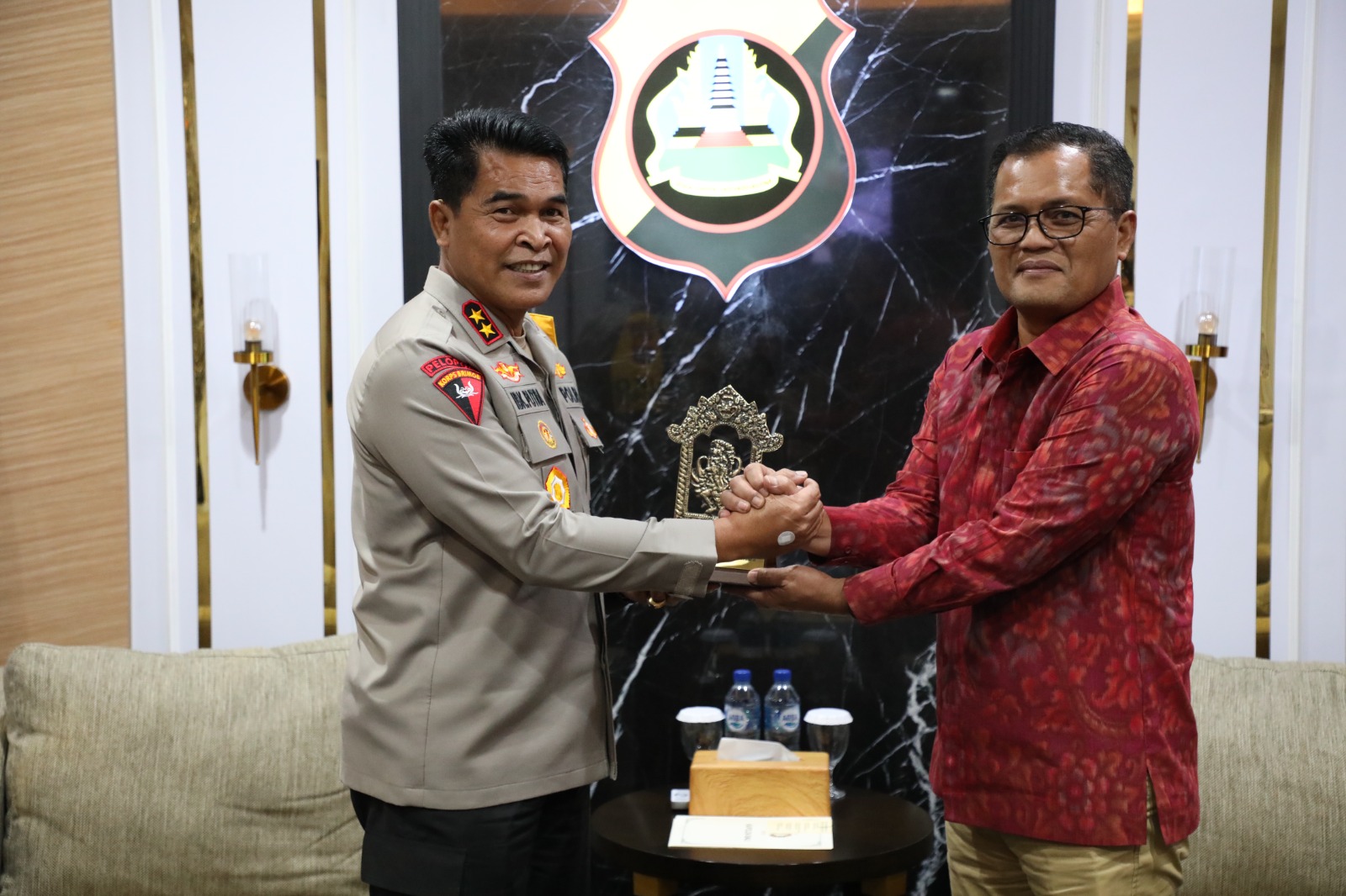 Kapolda Bali Memerima Audensi Pimpinan Wilayah BRI Denpasar
