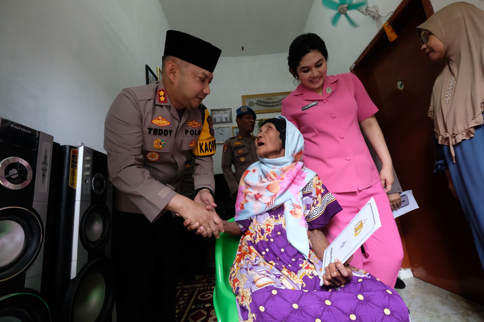 Pererat Tali Silaturahmi di Bulan Ramadhan, Kapolres Pasuruan Anjangsana Ke PP Polri dan Warakawuri