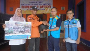 Ringankan Korban Gempa Bawean, PLN Icon Plus Serahkan Bantuan Kepada BPBD dan Diskominfo Gresik