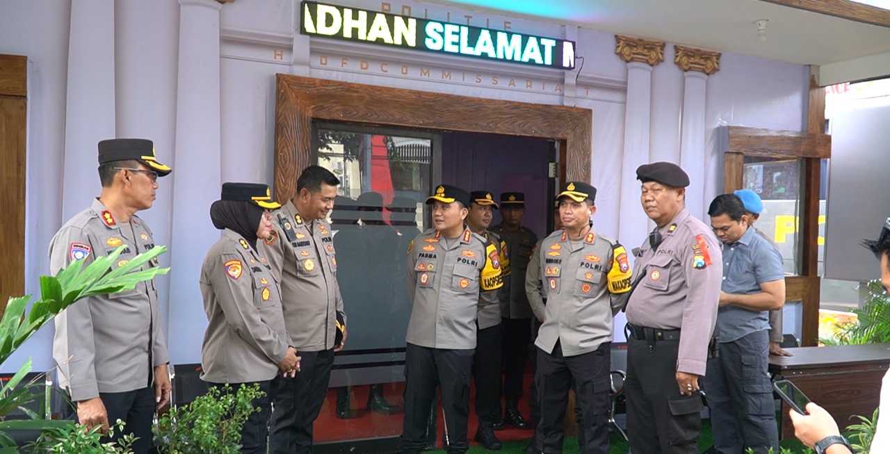 Kapolrestabes Cek Pospam Pastikan Kesiapan Personel Operasi Ketupat Semeru 2024