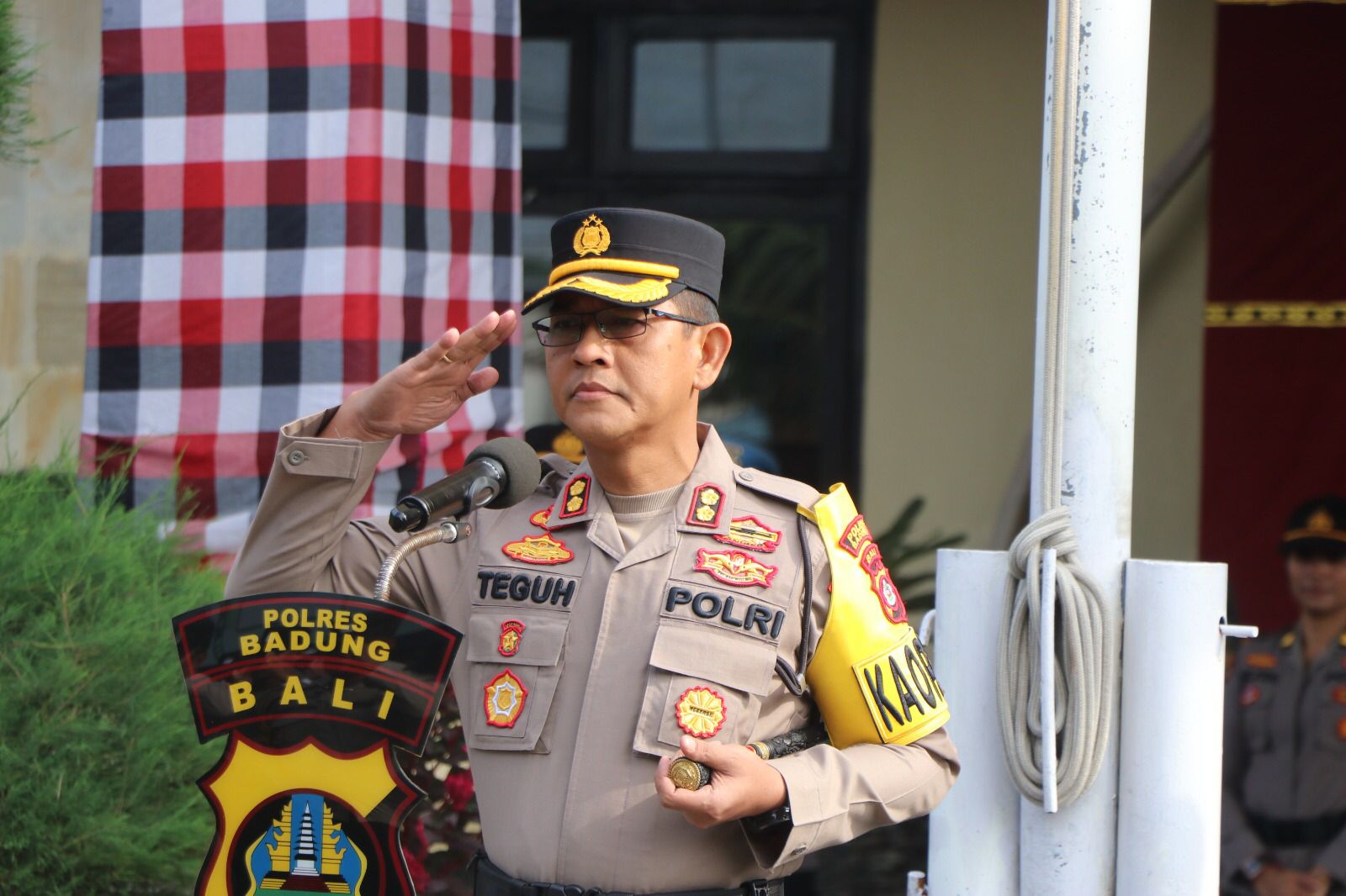 Kapolres AKBP Teguh Priyo Wasono Pimpin Serah Terima PJU Polres Badung