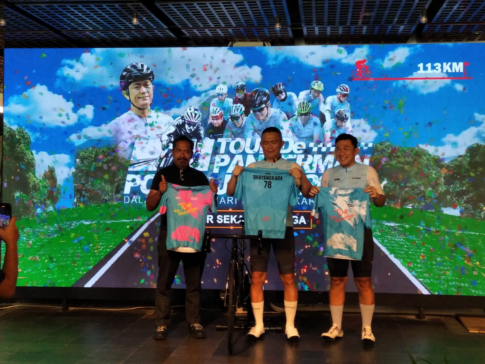 Kapolres Pasuruan Hadiri Launching Tour De Panderman Oleh Kapolda Jatim