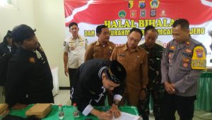 Polsek Benjeng Hadiri Deklarasi Damai dan Halal Bihalal Bersama Perguruan Silat