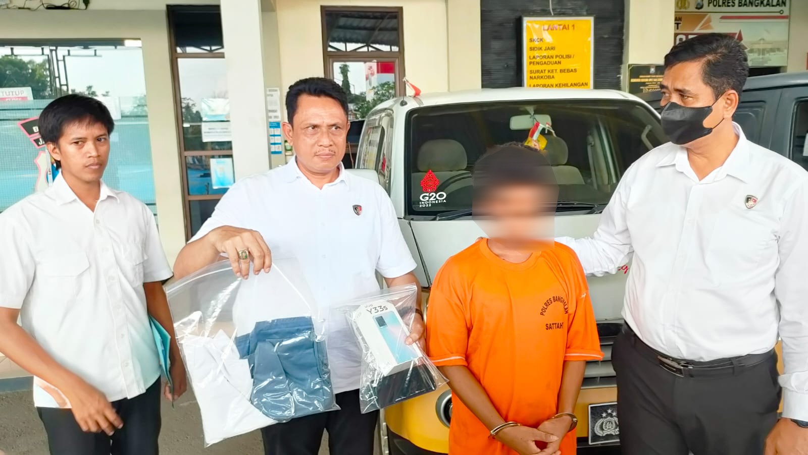 Satreskrim Polres Bangkalan Ringkus Seorang Pelajar Spesialis ‘Maling Hp’ di Kampus UTM