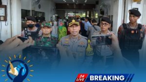 Jelang Lebaran, Kapolres dan Dandim Cek Ricek CCTV di Pertokoan Emas