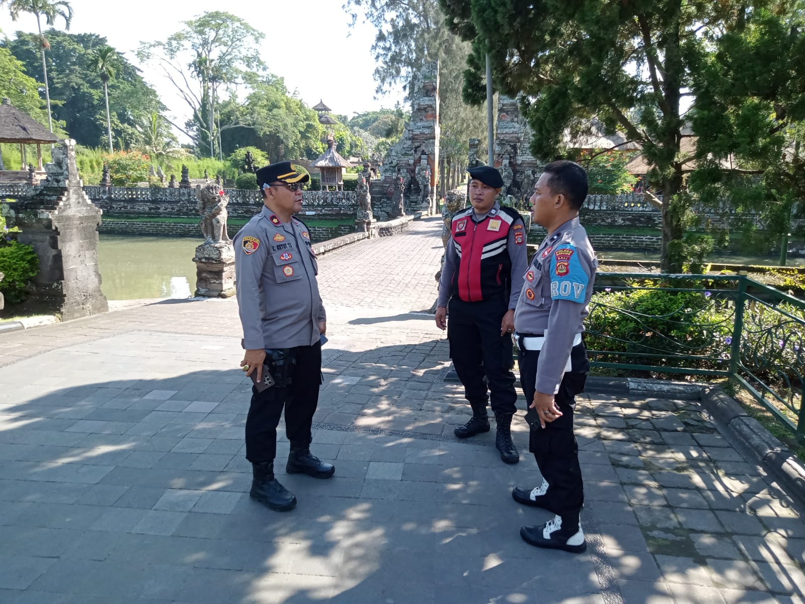 Kapolsek Mengwi Sambangi Kawasan DTW Taman Ayun