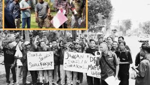 Dengan Lantang Jurnalis Pasuruan Raya dan NGO Pasuruan Menolak Revisi UU Penyiaran