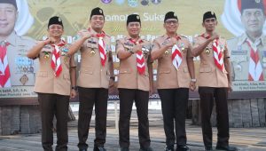 Dandim Probolinggo Letkol Arm Heri Budiasto Hadiri Pelantikan Majelis Pembimbing Cabang Gerakan Pramuka Kota Probolinggo