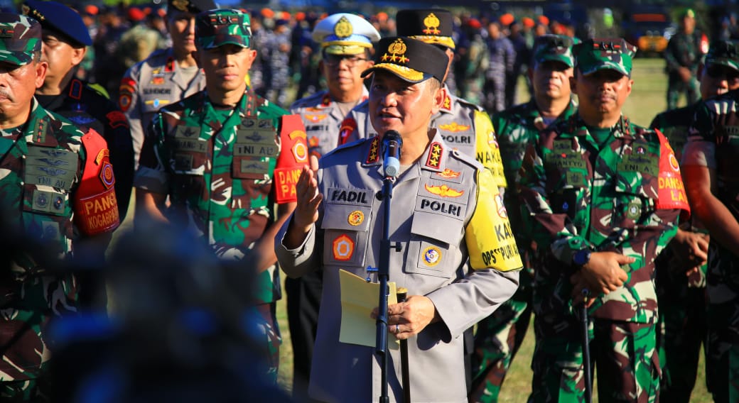 TNI-Polri Gelar Apel Pasukan Pengamanan World Water Forum Ke-10 di Bali