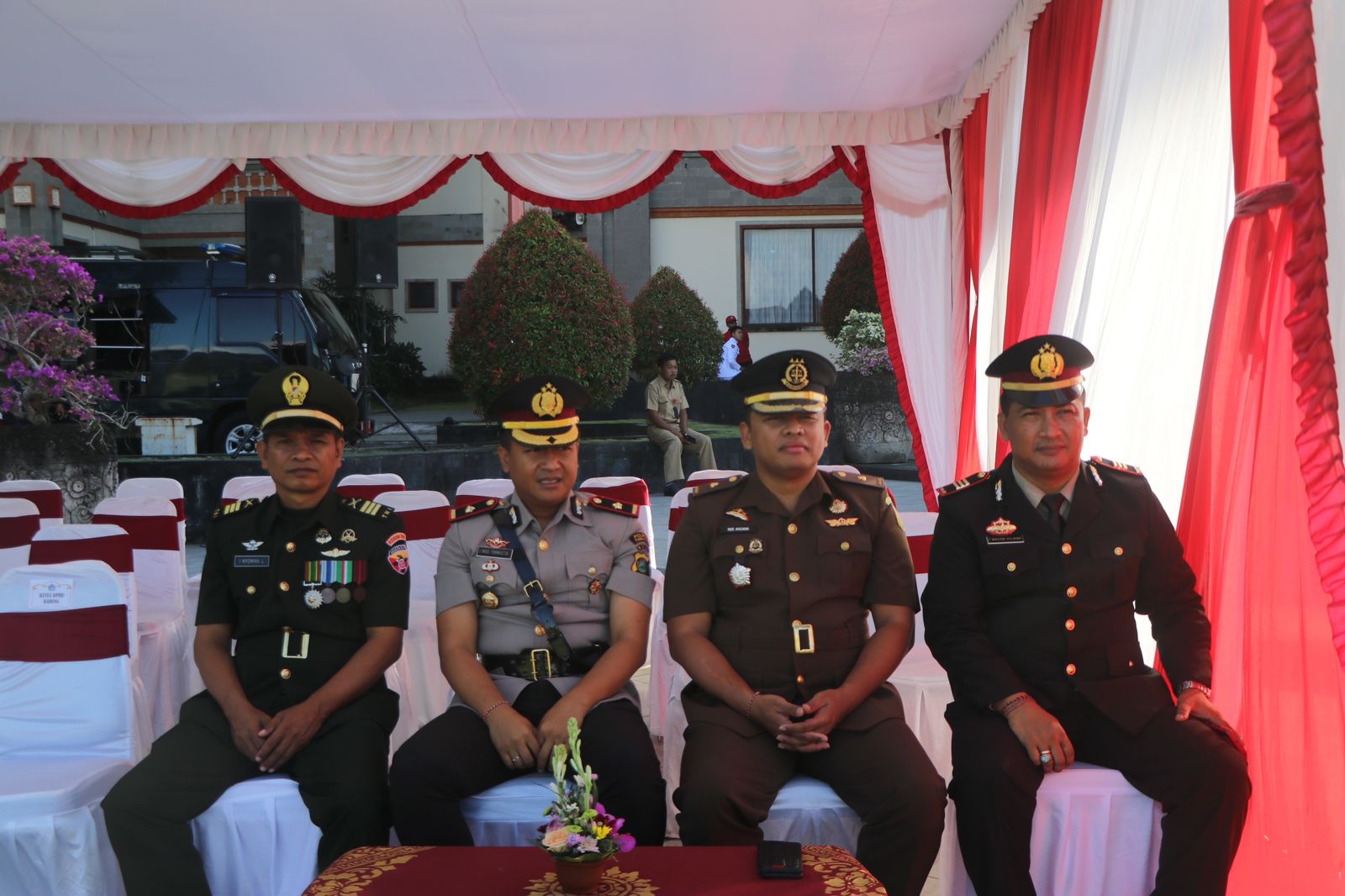 Wakapolres Kompol Prama Hadiri Upacara Kebangkitan Nasional ke-116 Di Kabupaten Badung