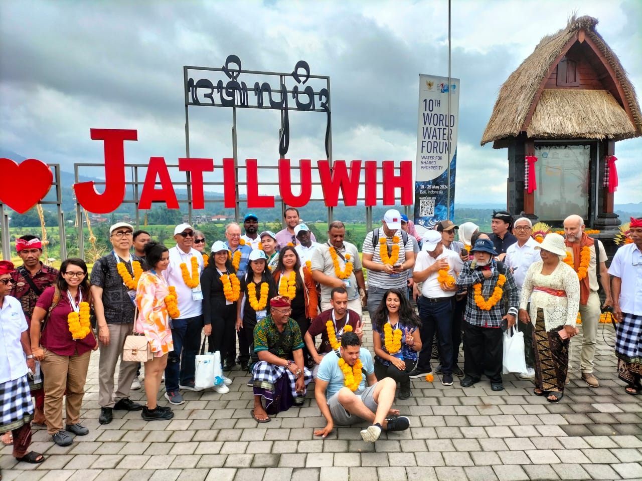 Polres Tabanan Amankan Kunjungan Delegasi WWF di Jatiluwih