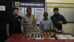 Peredaran Minuman Beralkohol Tanpa Izin di Ungkap Oleh Polsek Pandaan