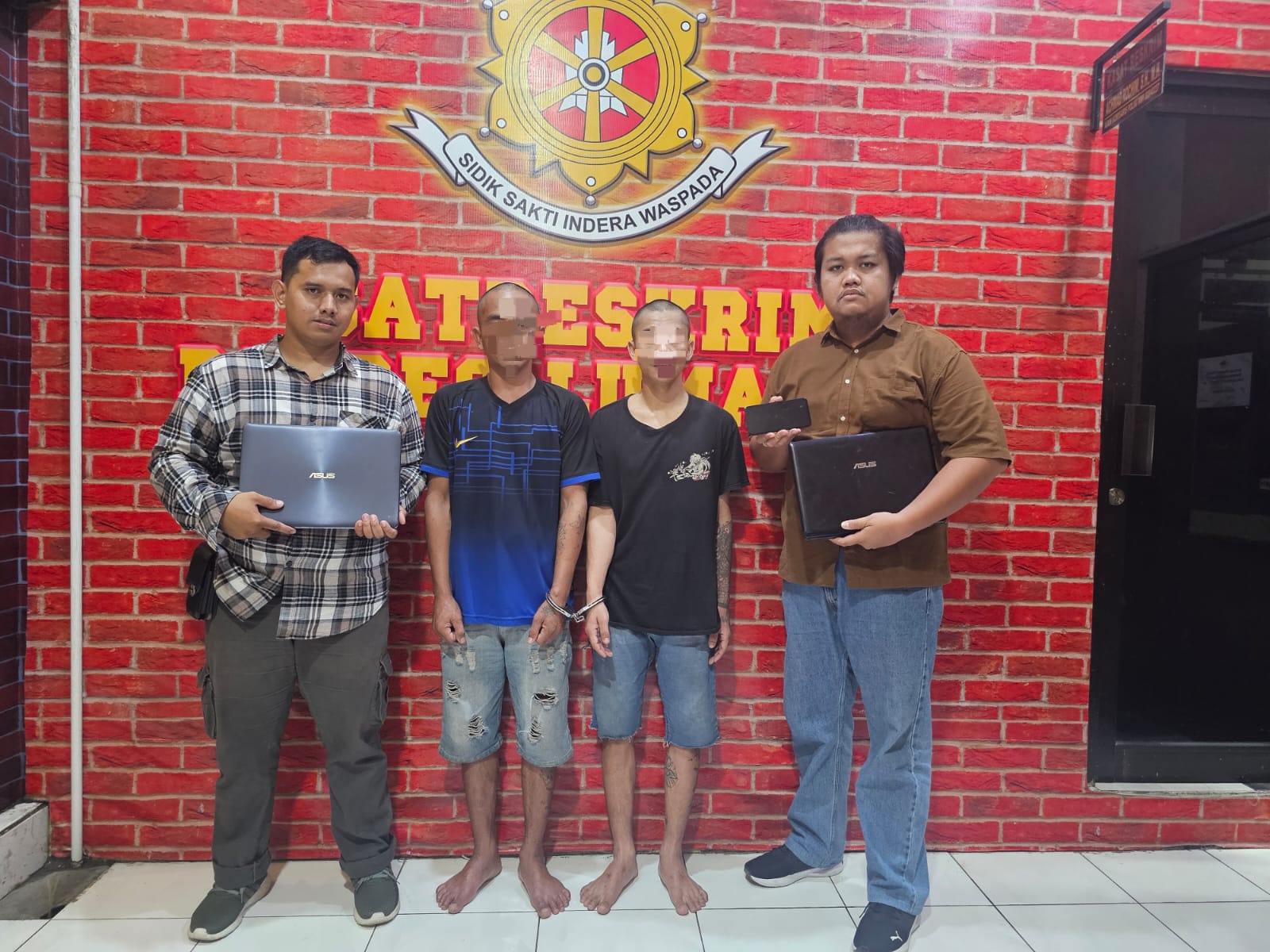 Belum Sempat Jual Barang Curian, Dua Pria Ditangkap Polisi