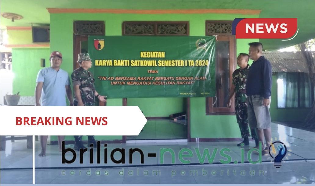 Kodim Probolinggo Rehab Tempat Ibadah Satkorwil Semester I Tahun 2024