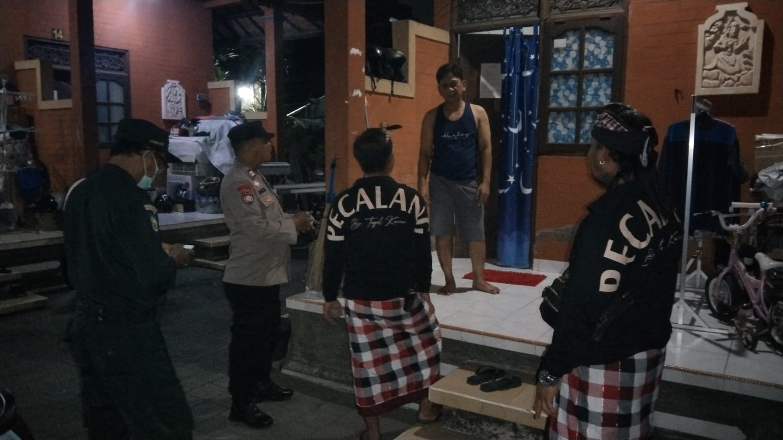 Sidak Penduduk Pendatang Non Permanen Polsek Denbar Laksanakan Secara Berkelanjutan Bersama Tiga Pilar