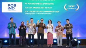 PosIND Raih Penghargaan Top CSR Awards 2024 Usai Meluncurkan Program Ramah Lingkungan
