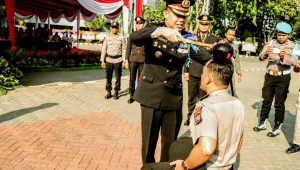 51 Personel Polres Gresik Naik Pangkat di Hari Ulang Tahun Bhayangkara ke-78