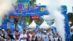 Gaungkan Spirit  Green Lifestyle PLN Sukses Gelar PLN Mobile Color Run 2024