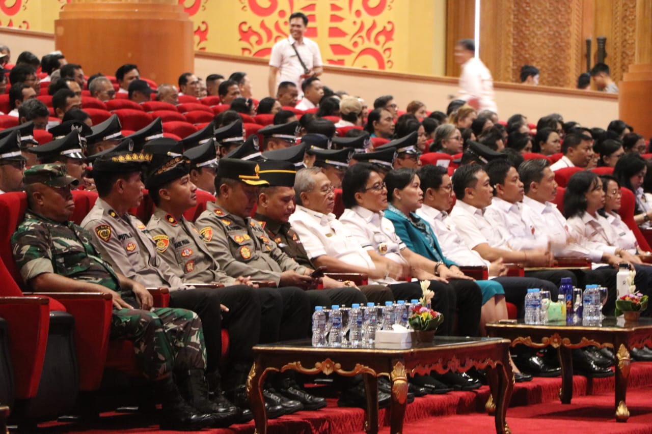 Wakapolres Badung Kompol Prama Hadiri Pengukuhan Perpanjangan masa jabatan Perbekel dan BPD