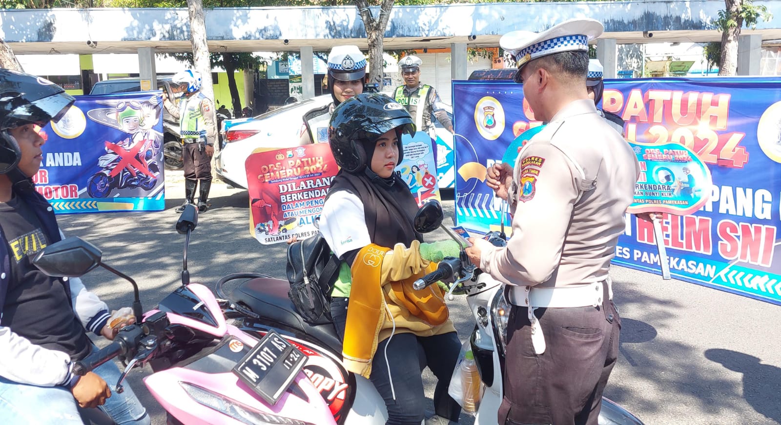 Polres Pamekasan Sosialisasi Pra Operasi Patuh Semeru 2024