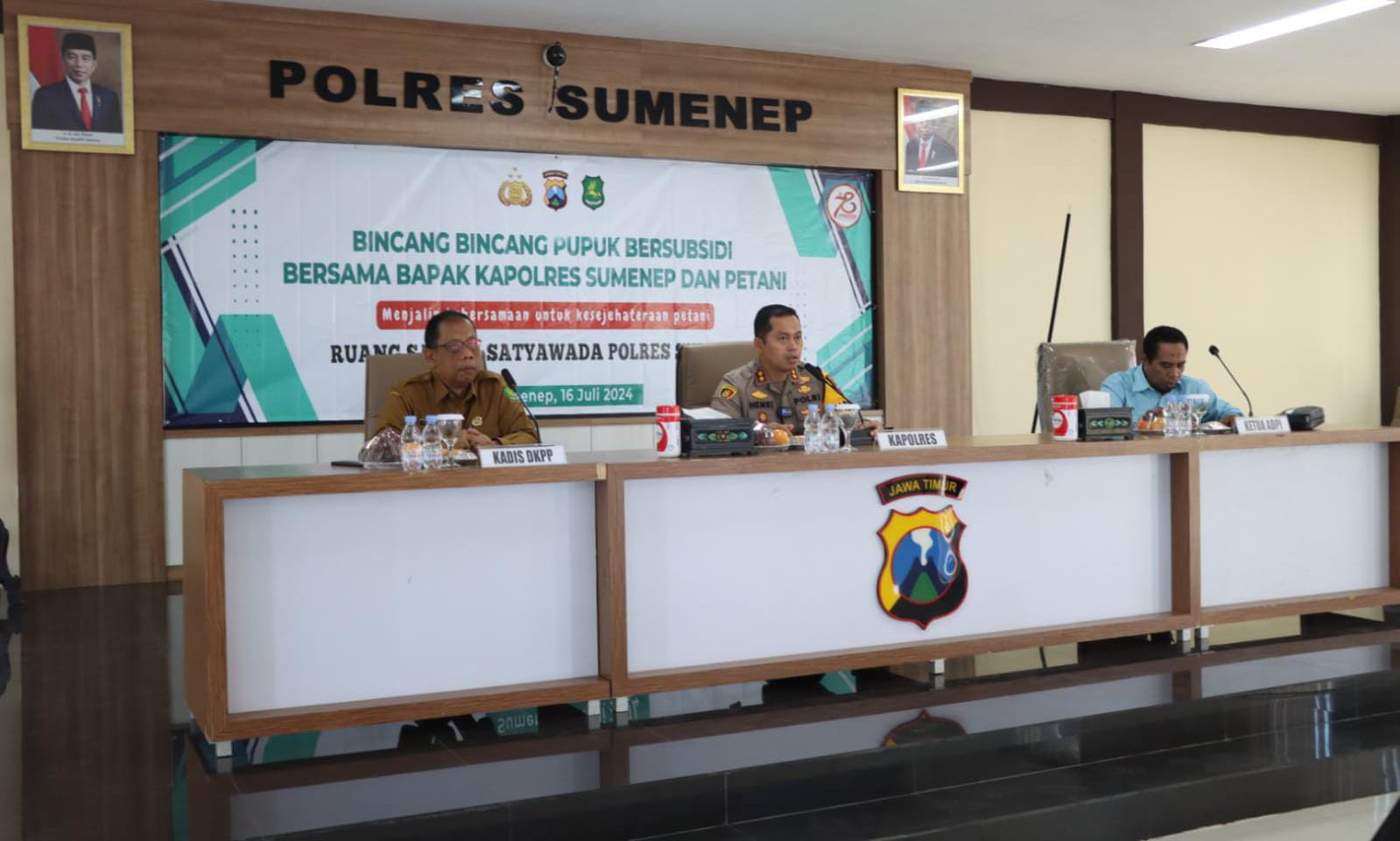 Dorong Kesejahteraan Petani, Polres Sumenep Ingatkan Distribusi Pupuk Bersubsidi Harus Tepat Sasaran