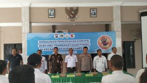 Tim Saber Pungli Gresik Gelar Sosialisasi Pencegahan Tindak Pidana Korupsi di Duduksampeyan