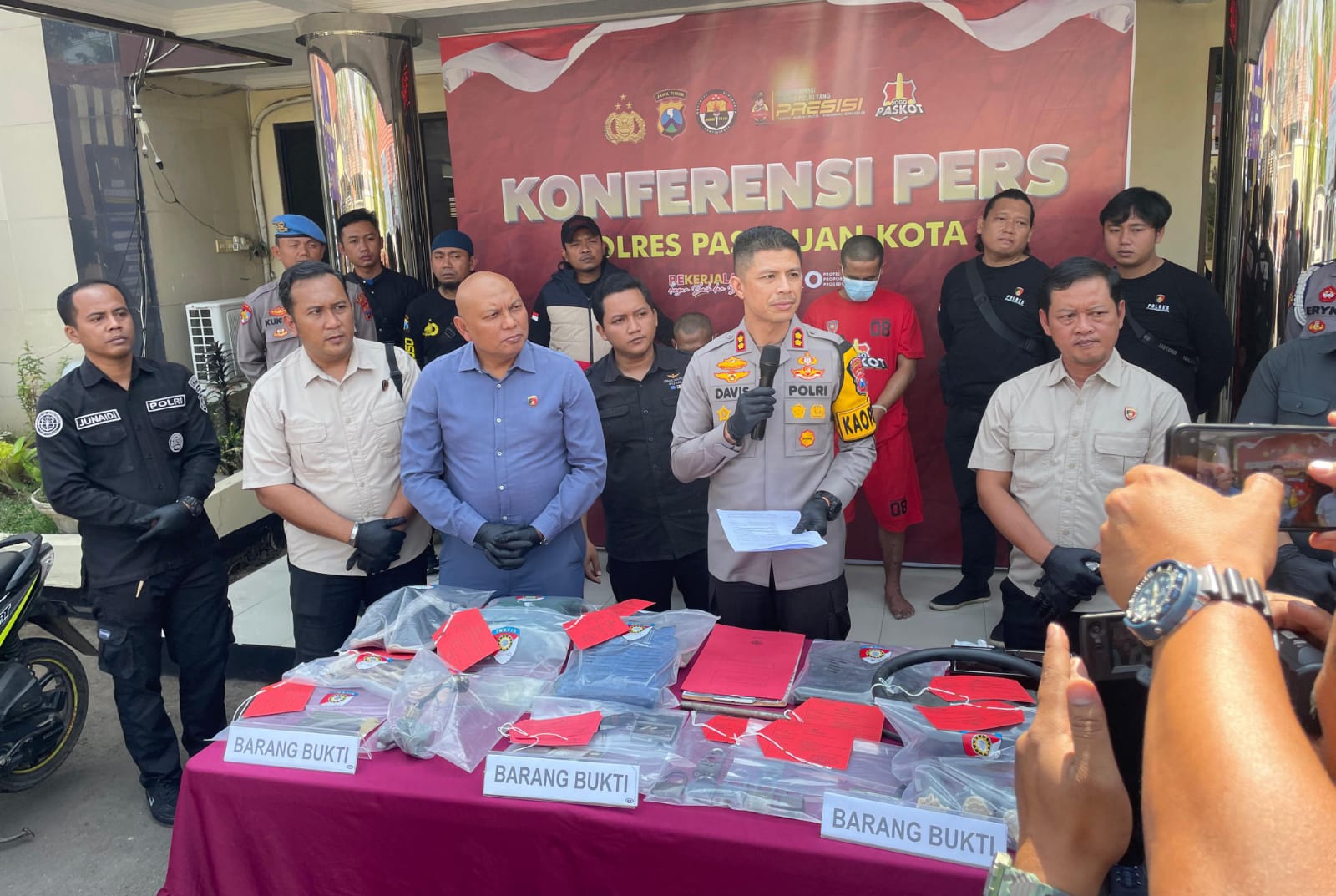 Polres Pasuruan Kota Tangkap Komplotan Curanmor Spesialis Pickup di 7 TKP