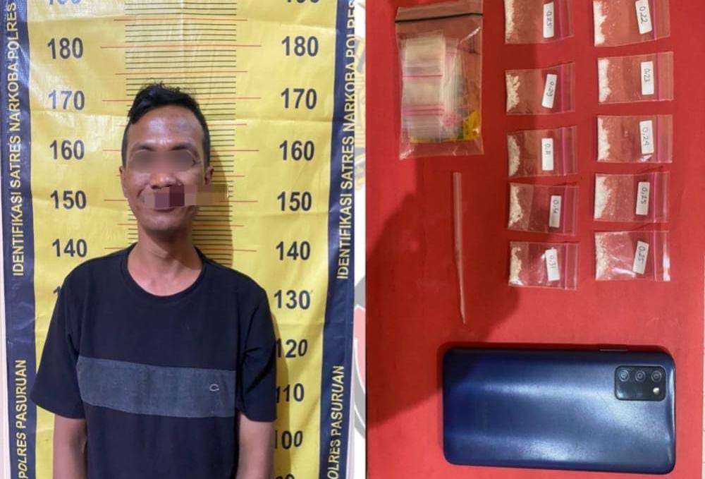 Polres Pasuruan Kembali Ungkap Jaringan Peredaran Narkoba, Dua Tersangka dan Barang Bukti Diamankan