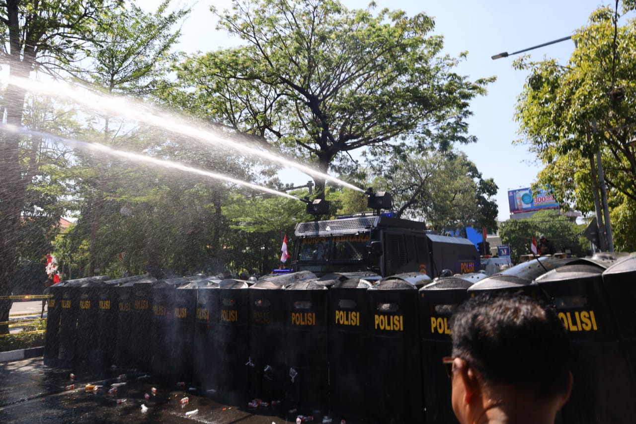 Polrestabes Surabaya Gelar Sispamkota di KPU, Antisipasi Potensi Kerawanan
