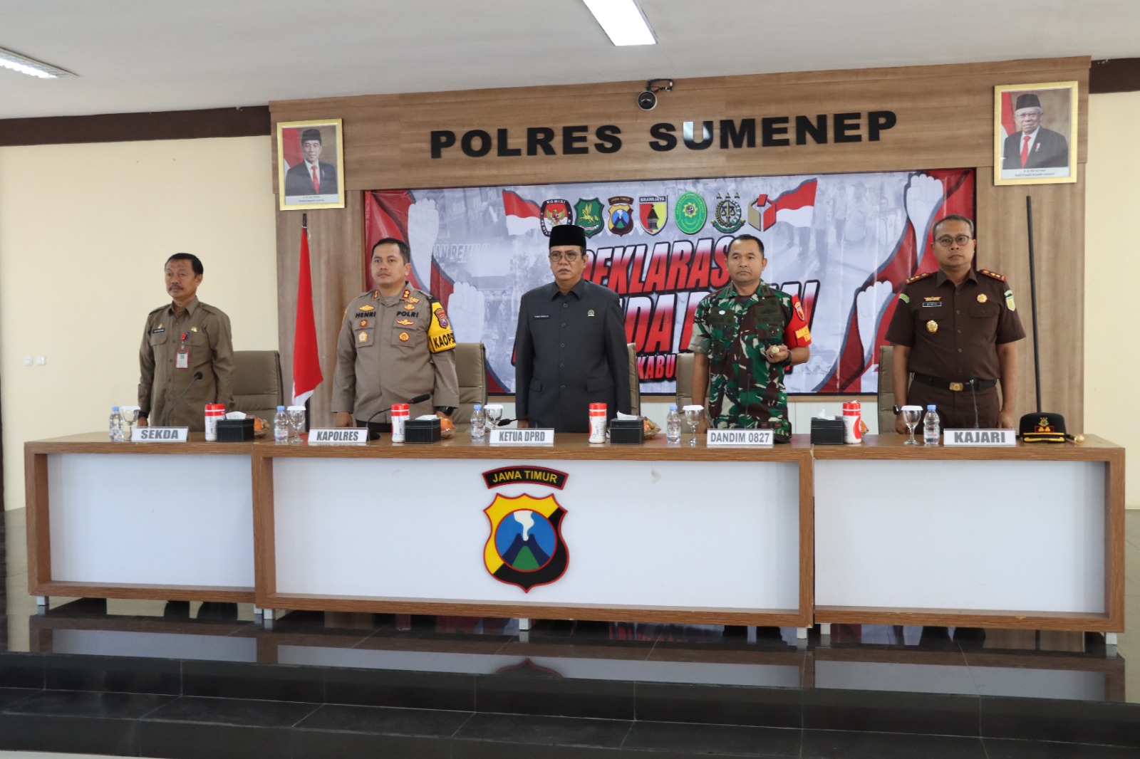 Sumenep Gelorakan Komitmen dan Deklarasi Pilkada Damai 2024