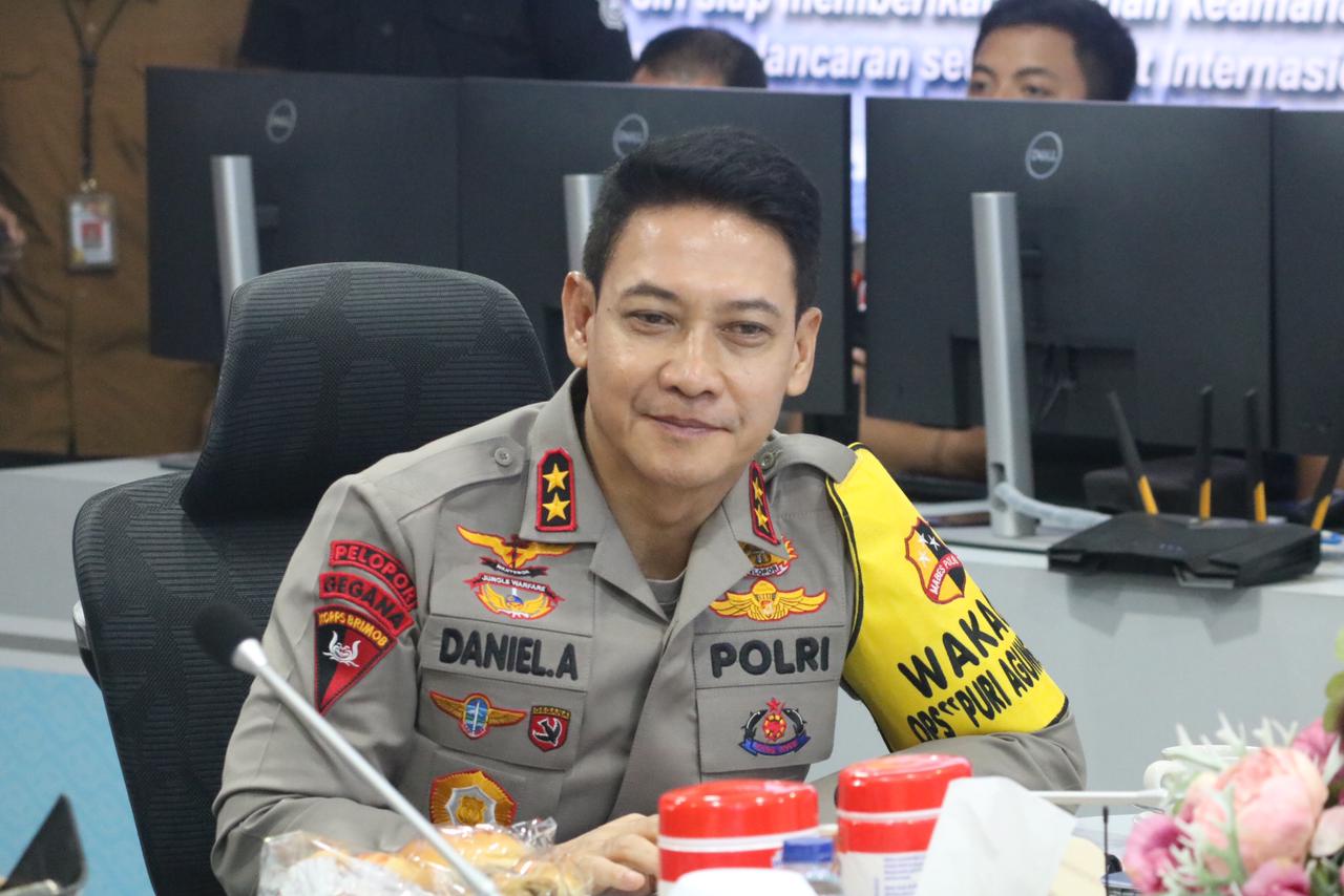 Kabaharkam Polri Cek Posko 91 Command Center Nusa Dua dan Berikan Arahan Kasatgas Ops Puri Agung II-2024