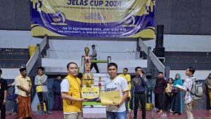 Turnamen Bola Volly Jelas Cup 2024 Digelar Di GOR Wira Bakti Kabupaten Lumajang