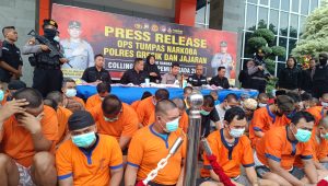 Polres Gresik Berhasil Gulung 39 Tersangka Pengedar Narkoba selama 12 Hari