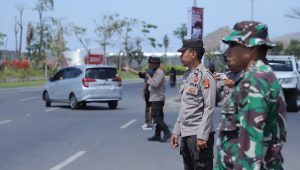 Pengamanan Ketat di Green Gate dan Bundaran Mong Untuk Kelancaran MotoGpa Mandalika 2024