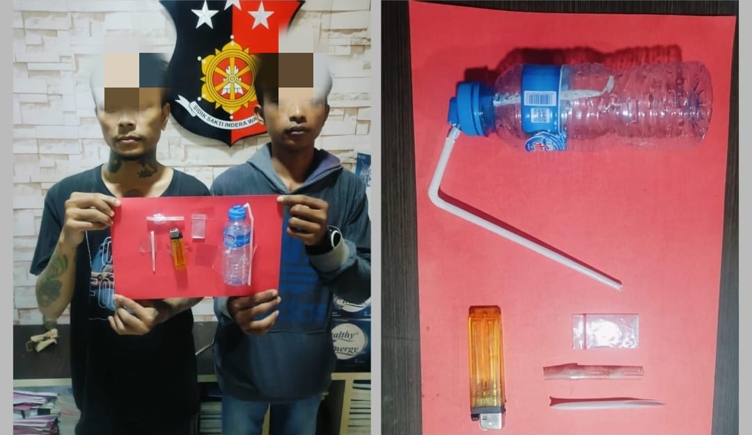 Polisi Amankan Dua Pria di Sawah Pulo Saat Asyik Nyabu Dalam Kamar
