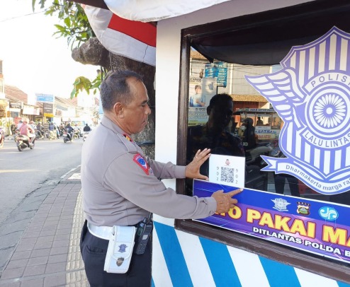 Lagi !! Polres Badung Ciptakan Inovasi Barcode Patroli