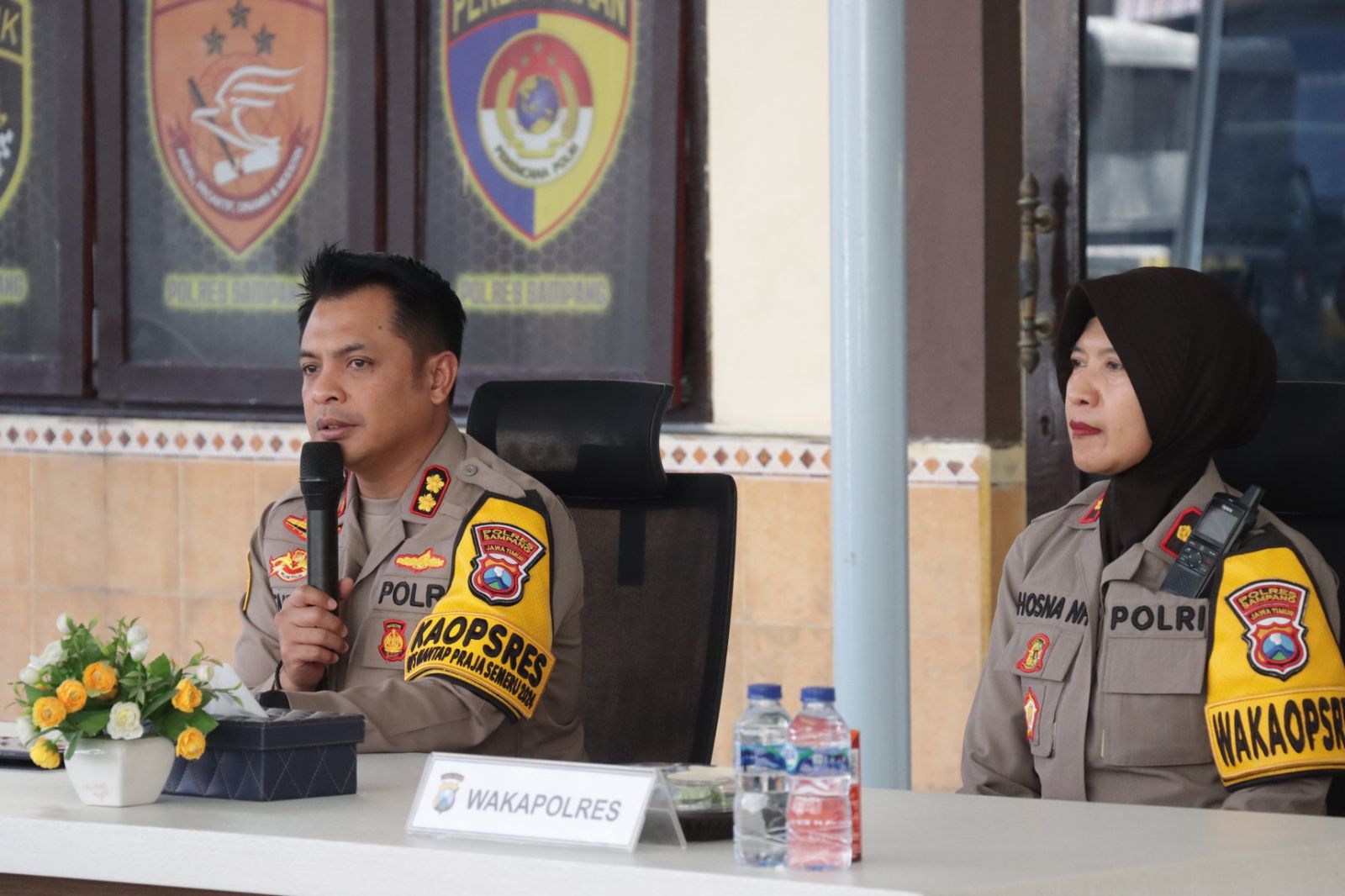 Kapolres Sampang Perintahkan Bhabinkamtibmas Optimalkan Giat Deteksi Dini Jelang Pilkada