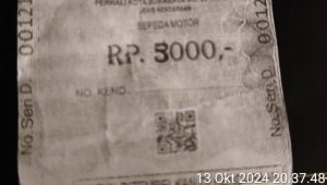 Dinas Perhubungan Kota Surabaya Diduga Tutup Mata Perihal Adanya Karcis Parkir Yang Memakai Foto Copy