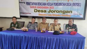 Pemdes Desa Jorongan Gelar Penetapan RKPDes 2025 Dan Perubahan APBDes 2024