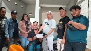 Bentuk Kepedulian dan Solidaritas Vanguard Kunjungi Rekan Jurnalis Yang Sedang Sakit
