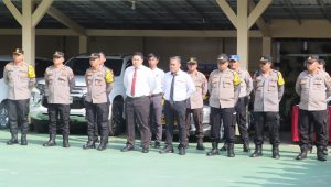 Polsek Pademangan Gelar Apel Kesiapan Sosialisasi Pengamanan Pilkada DKI Jakarta 2024