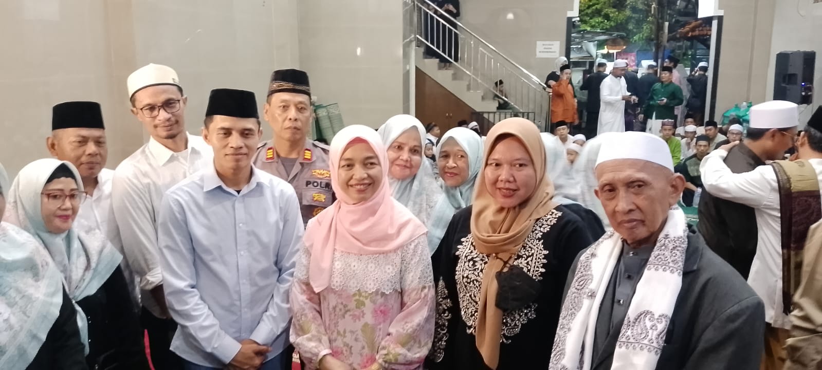 Wakapolsek Kelapa Gading Hadiri Peresmian Masjid Huswatun Hasanah dan Maulid Nabi Muhammad SAW di Kelurahan Pegangsaan Dua Kelapa Gading
