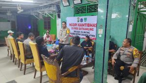 Ngopi Kamtibmas Polsek Cilincing di Pondok Pesantren Ash Sholihin Al – Abror RW 10 Kelurahan Rorotan