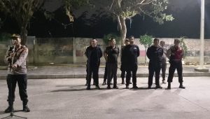 Wakapolsek Polsek Kelapa Gading Pimpin Apel Kegiatan KRYD di Depan Alfamart Pegangsaan Dua