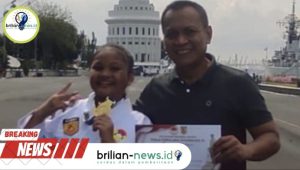 Putri Aiptu Dodik Berhasil Meraih Medali Emas Piala Karate Panglima Koarmada 2024
