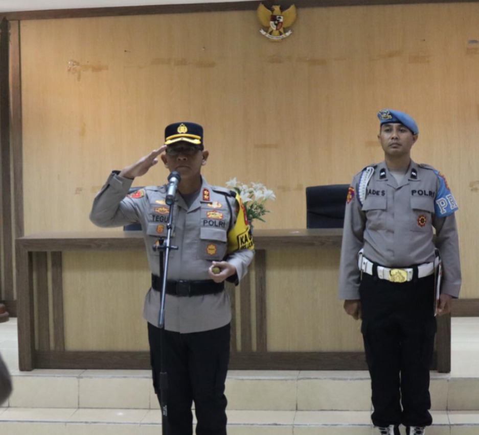 Amankan Perayaan Natal dan Tahun Baru, Polres Badung Gelar Apel Kesiapan Operasi Lilin Agung 2024